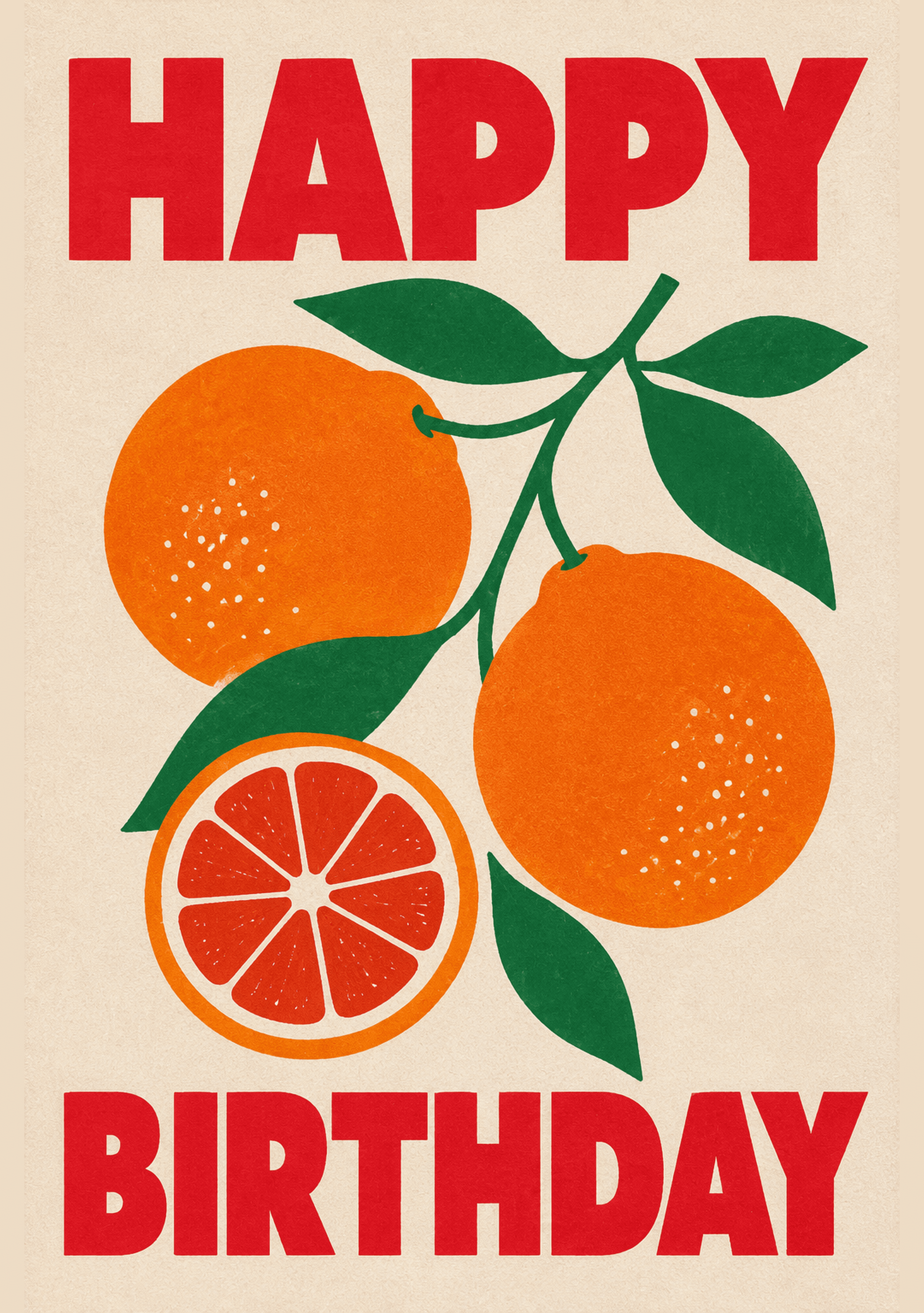 Birthday Orange