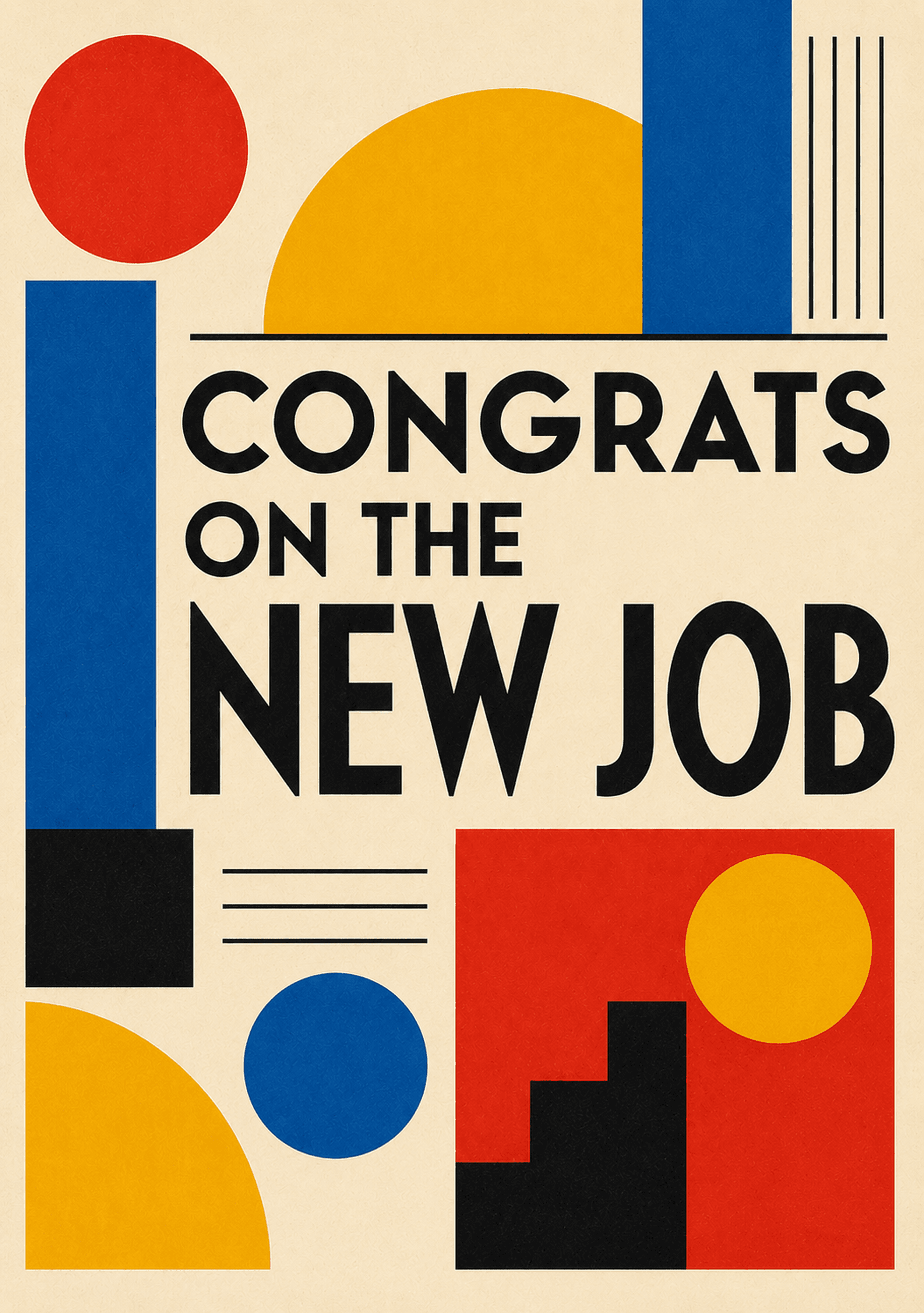 New Job Bauhaus