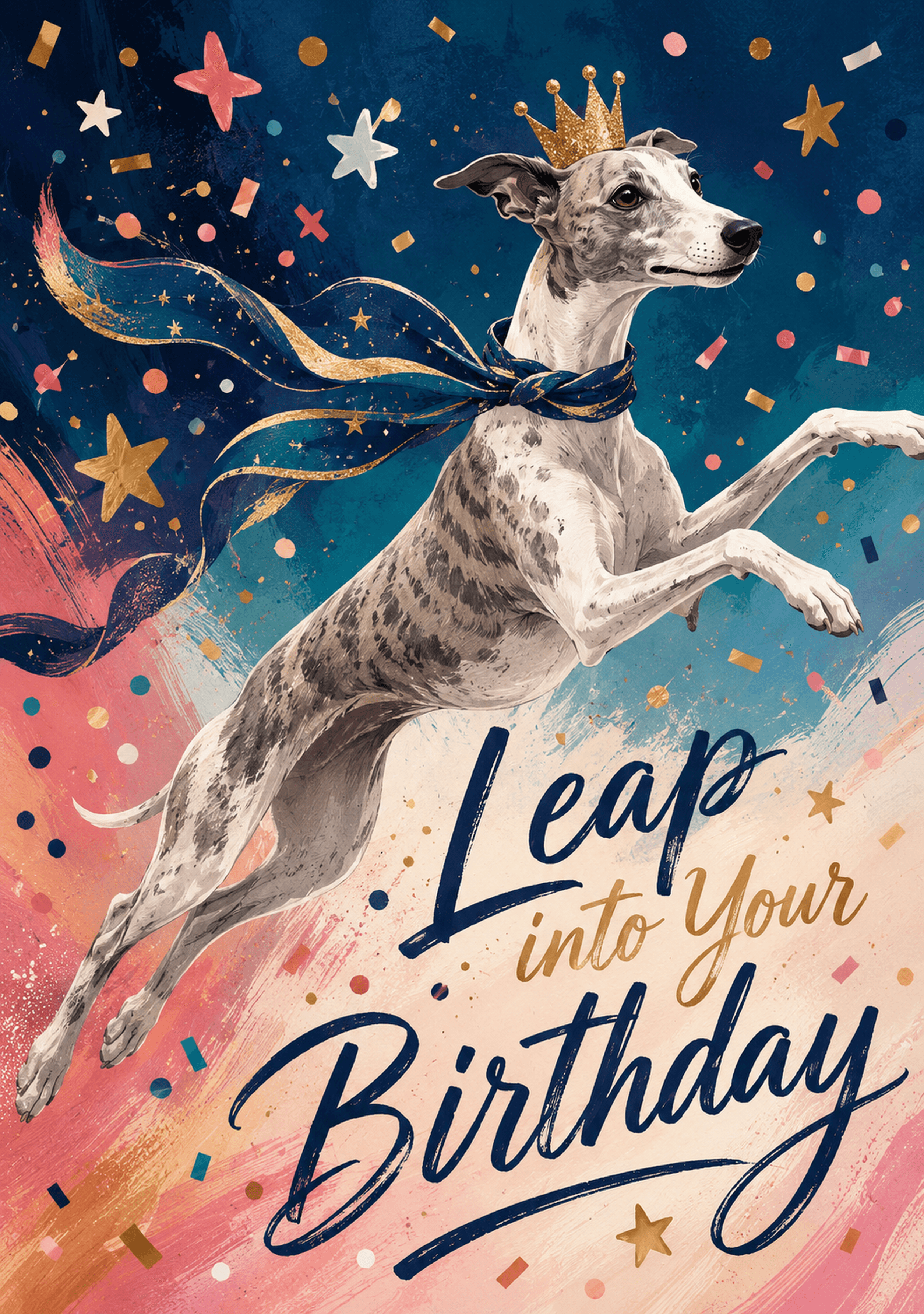 Whippet Leaping